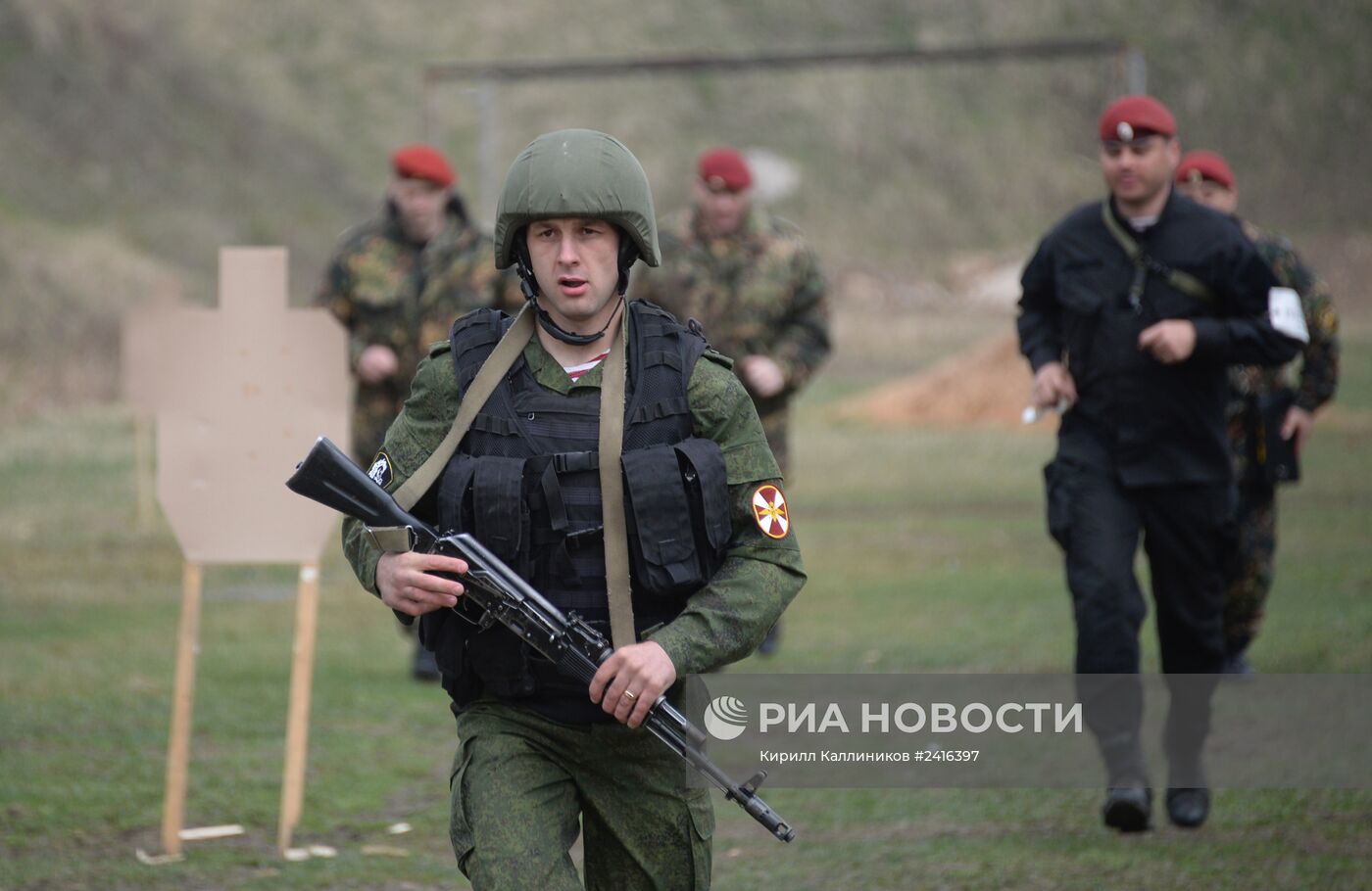 Комплексное практическое занятие с представителями воинских частей России