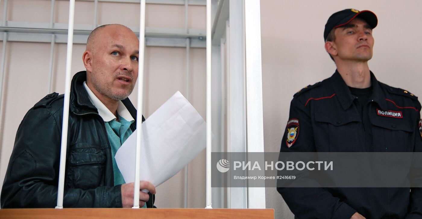 Заседание суда по делу о захвате заложников в белгородском банке