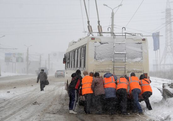 Метель на Урале