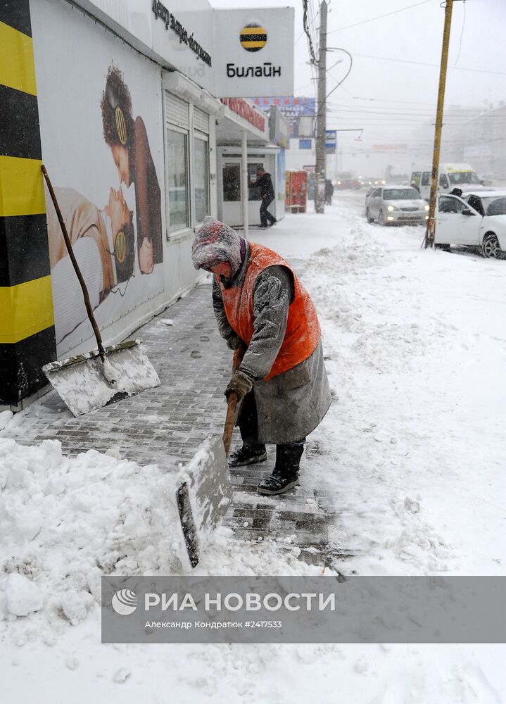 Метель на Урале