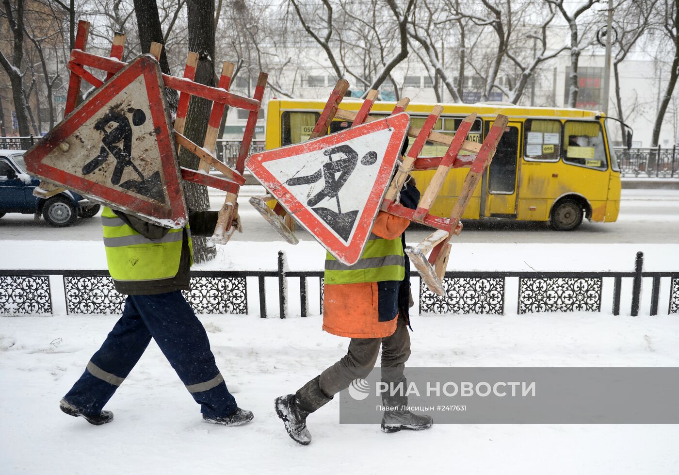 Последствия метели в Екатеринбурге