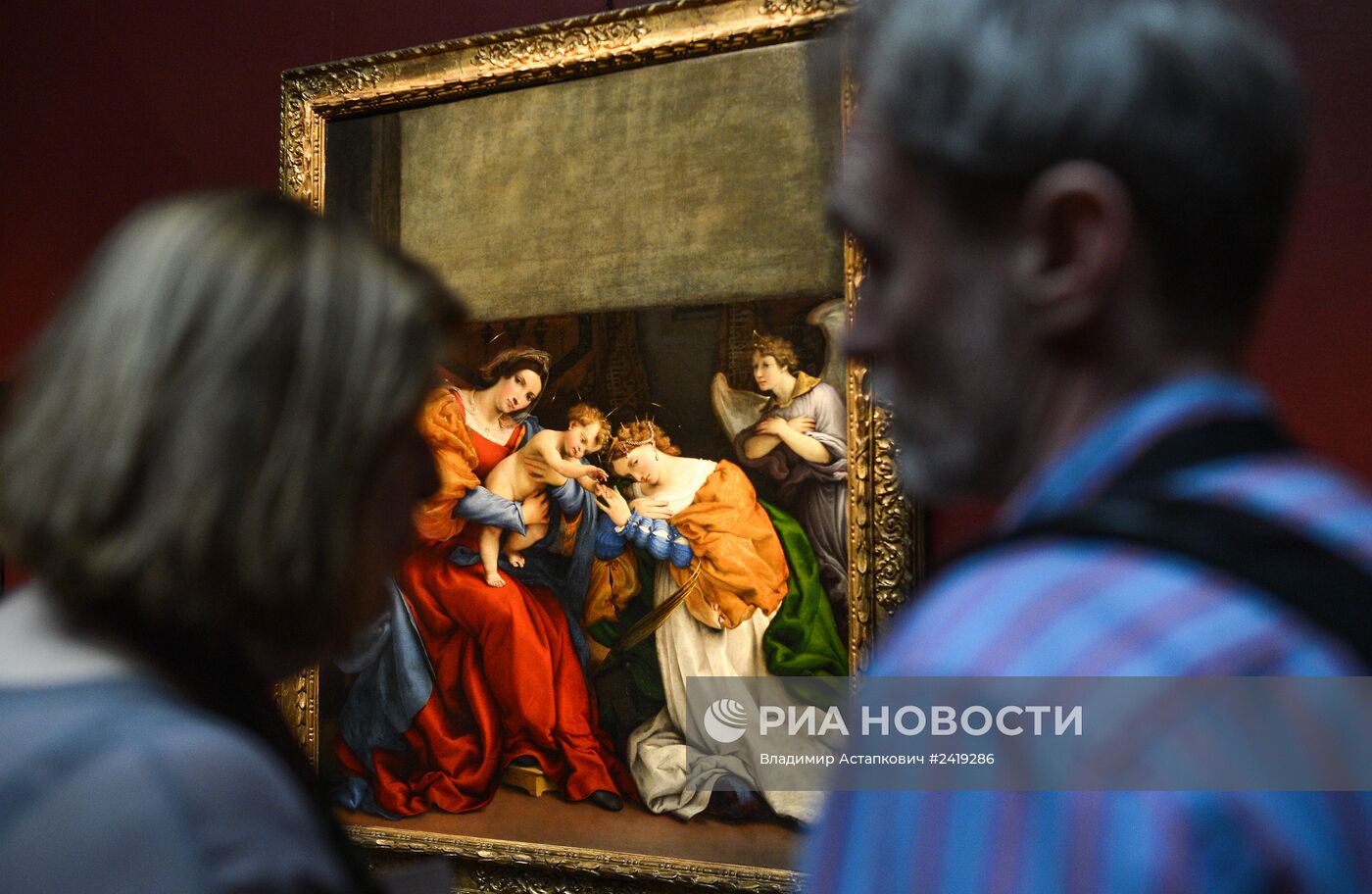 Открытие выставки Итальянской живописи из собрания Галереи Каррары