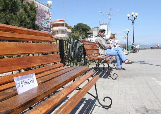 Подготовка к курортному сезону в Алуште