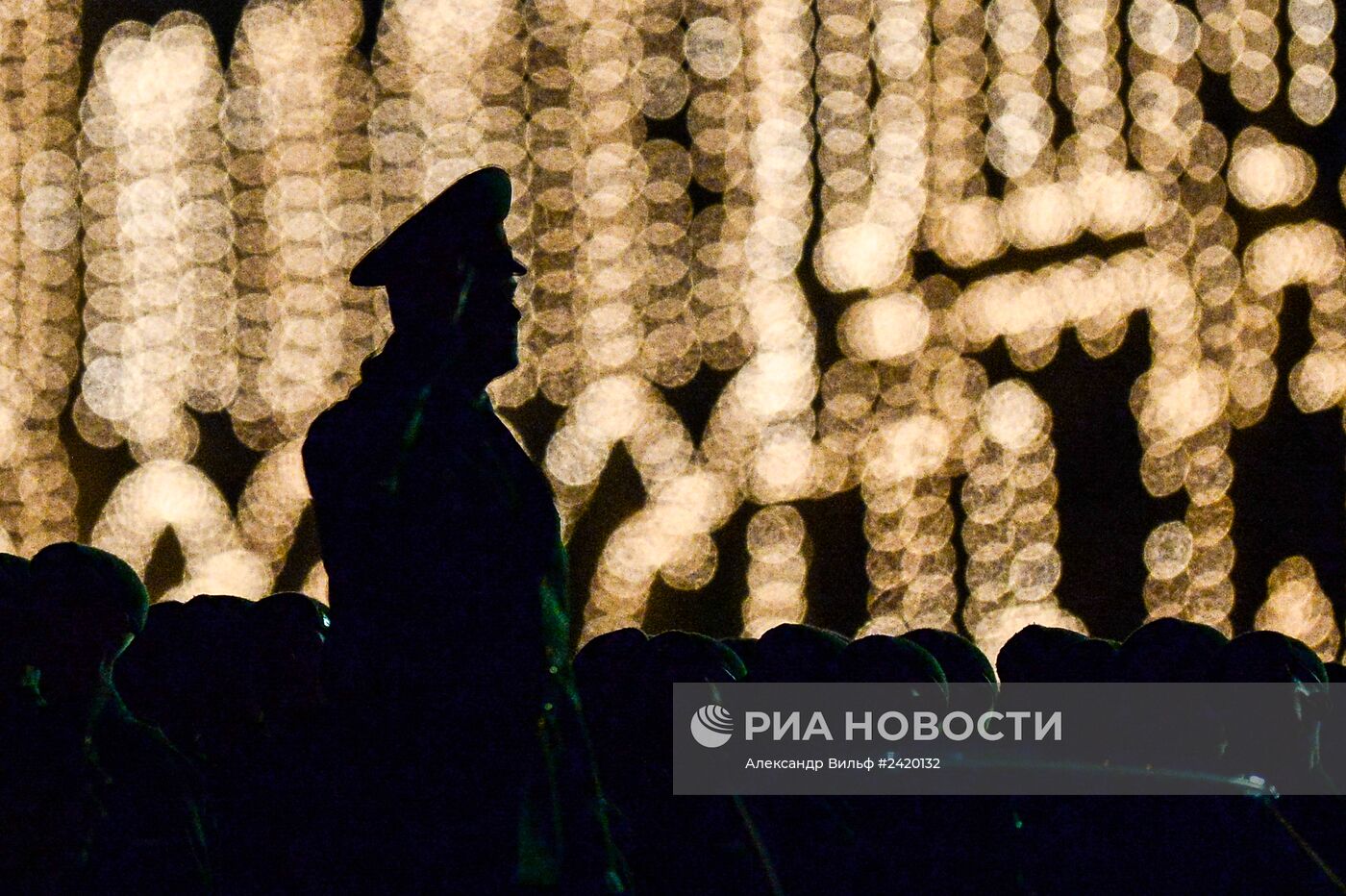 Репетиция военного парада на Красной площади в Москве