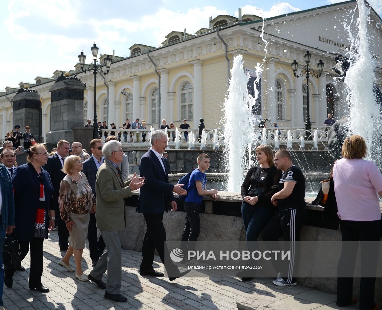 В Москве открылся сезон работы фонтанов