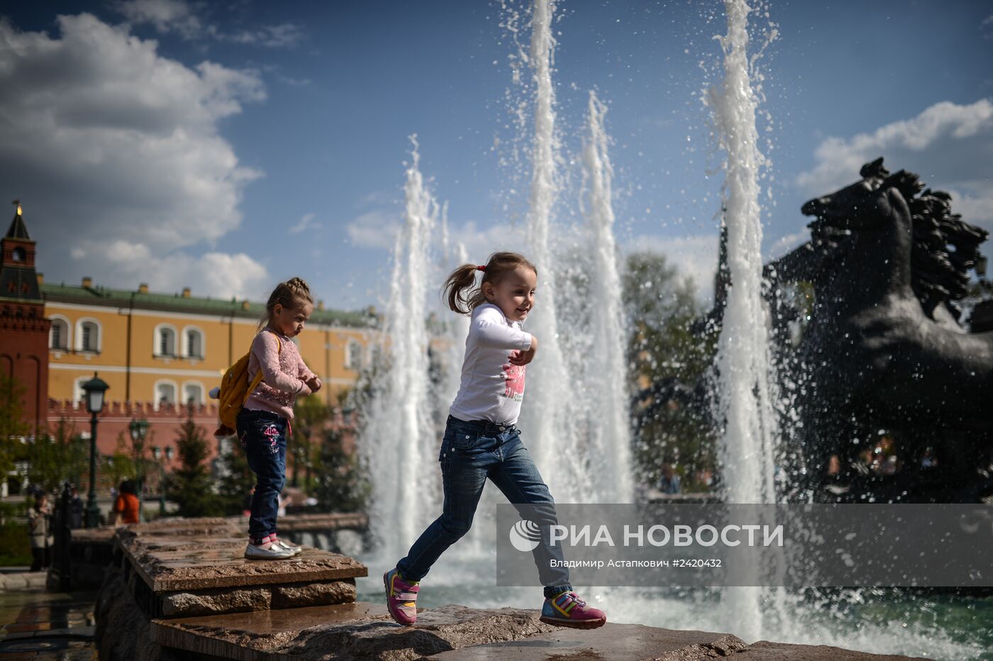 В Москве открылся сезон работы фонтанов