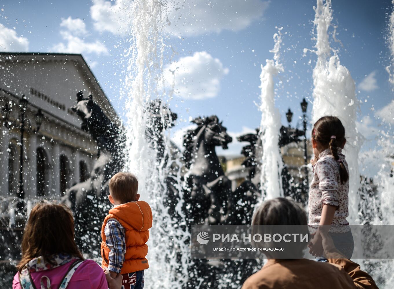 В Москве открылся сезон работы фонтанов