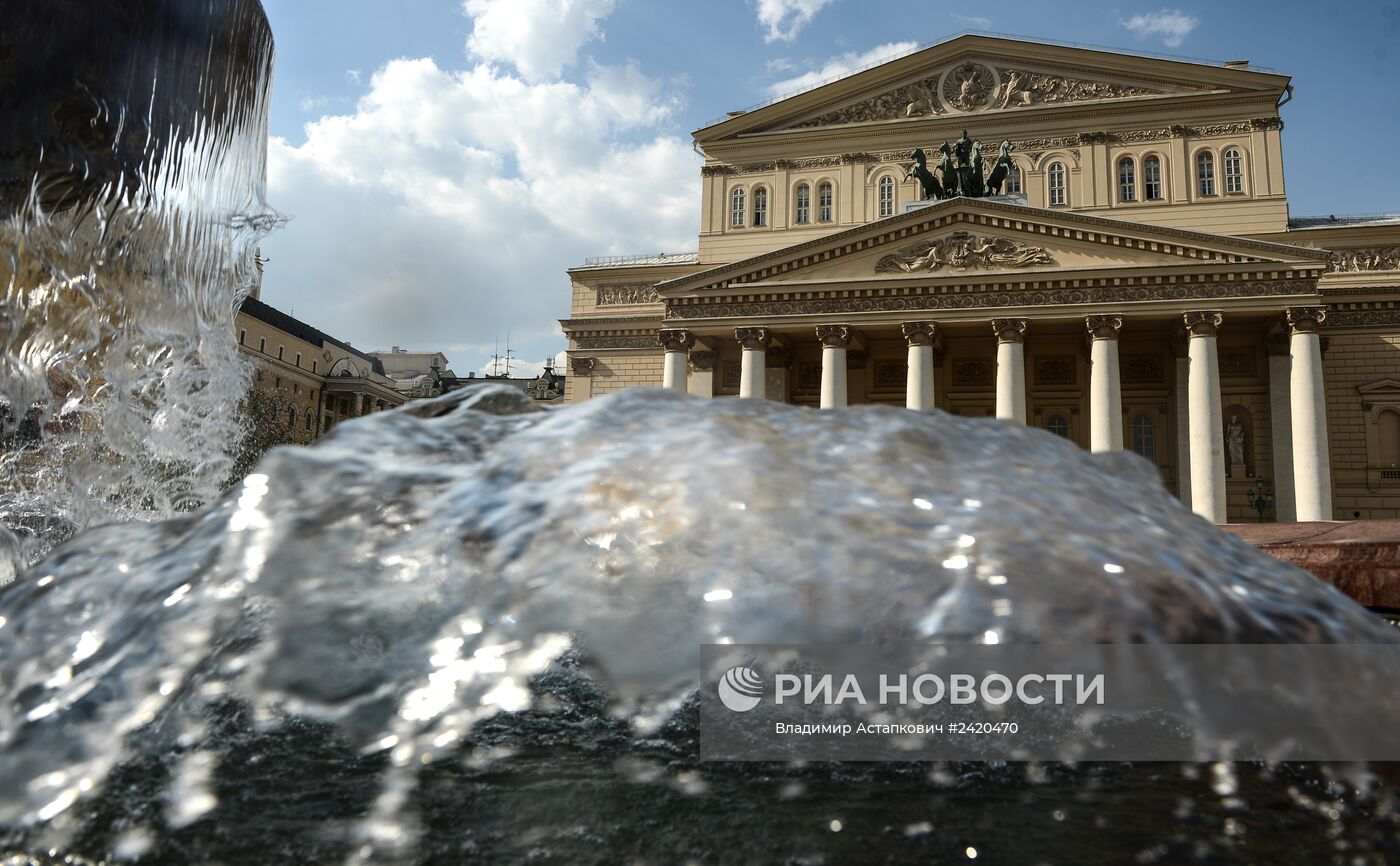 В Москве открылся сезон работы фонтанов