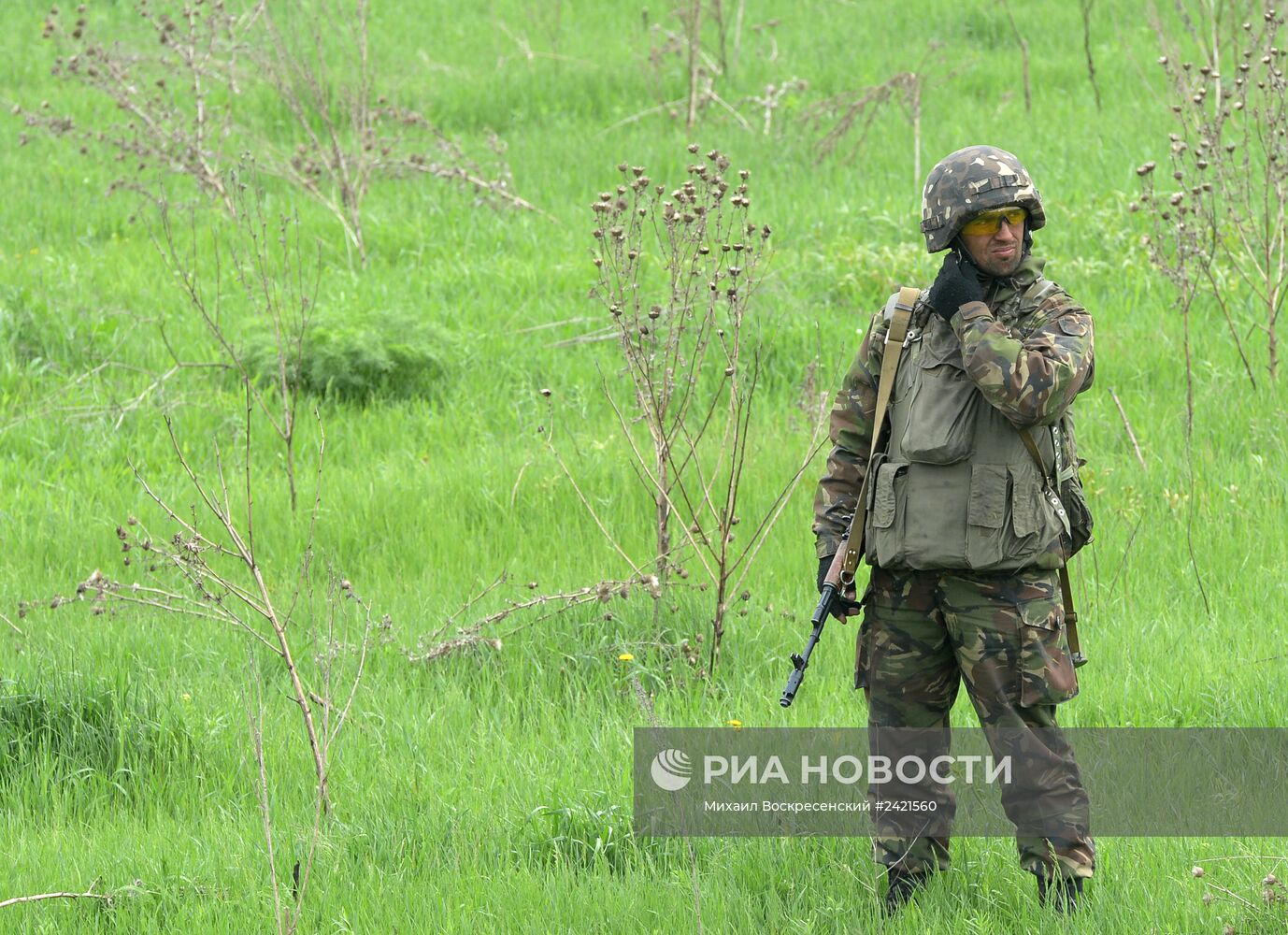 Украинские военные начали штурм города Славянска