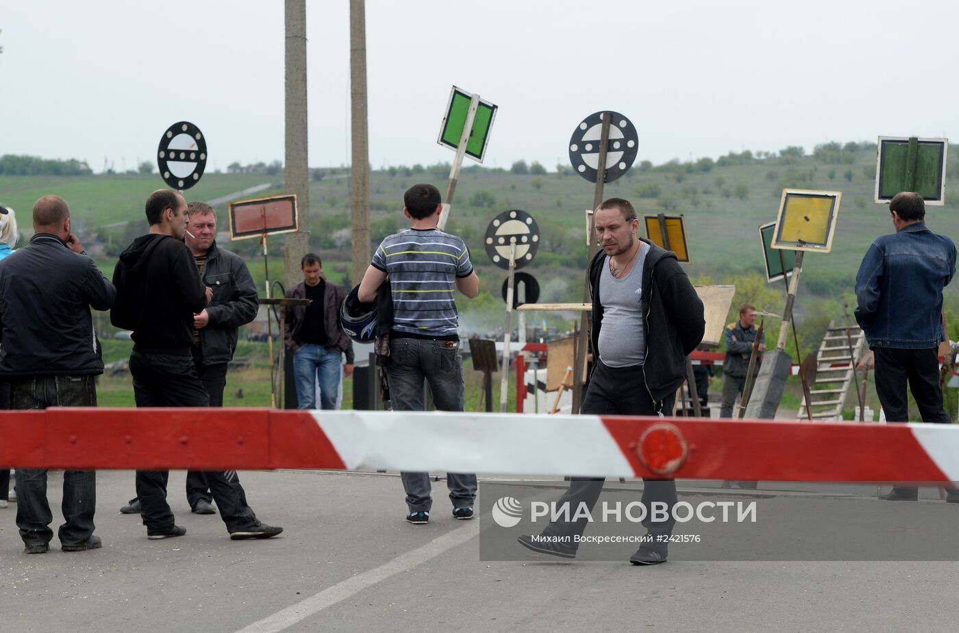 Украинские военные начали штурм города Славянска