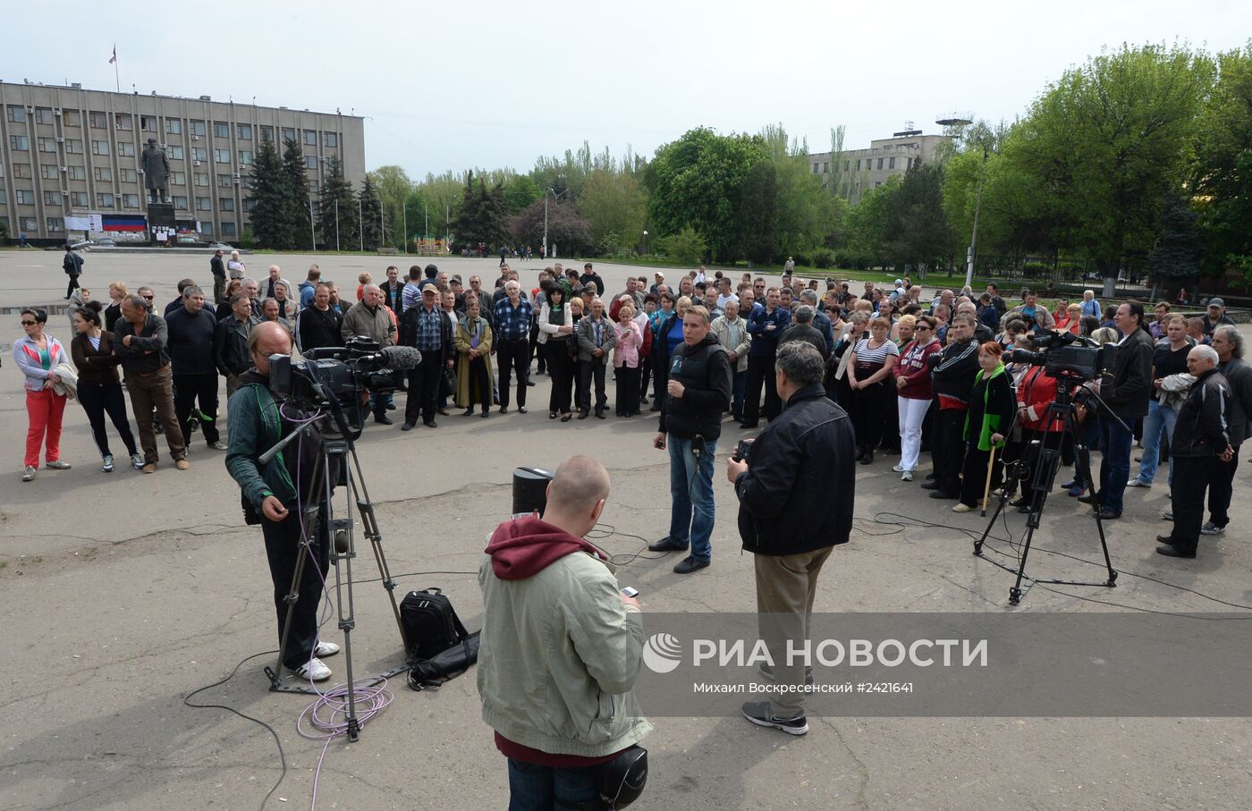 Украинские военные начали штурм города Славянска