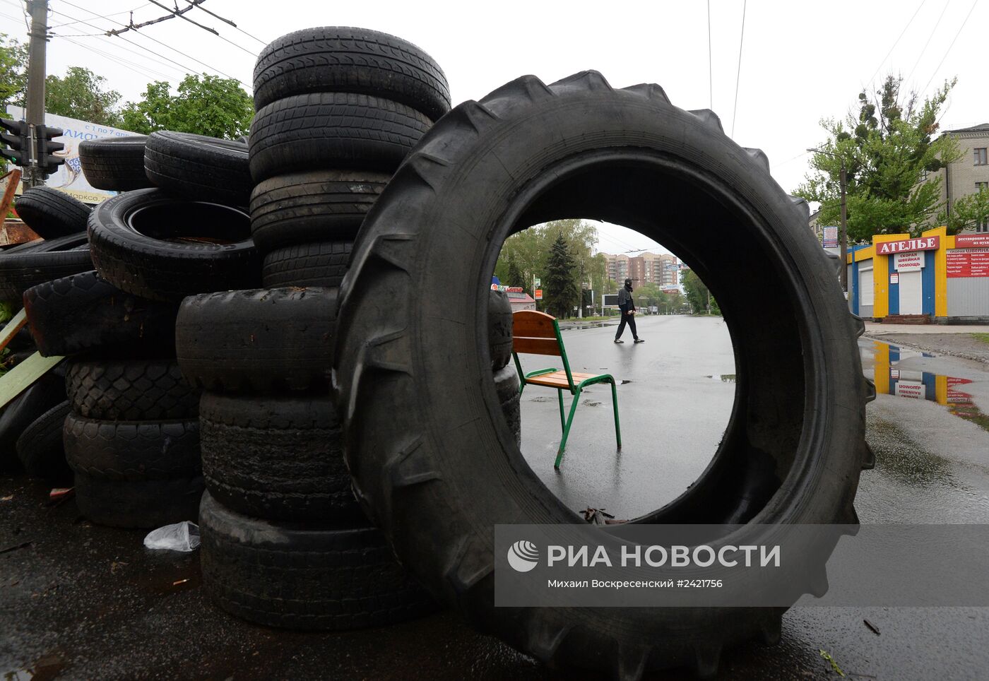 Украинские военные начали штурм города Славянска