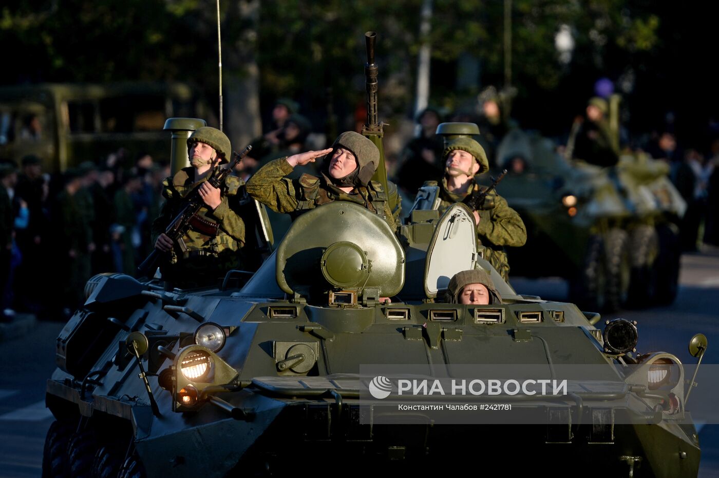 Репетиция Парада Победы в Севастополе