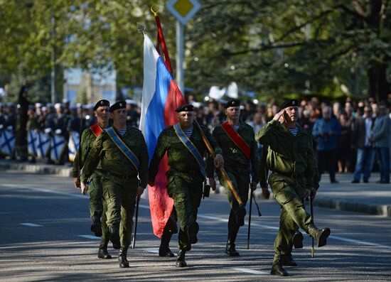 Репетиция Парада Победы в Севастополе