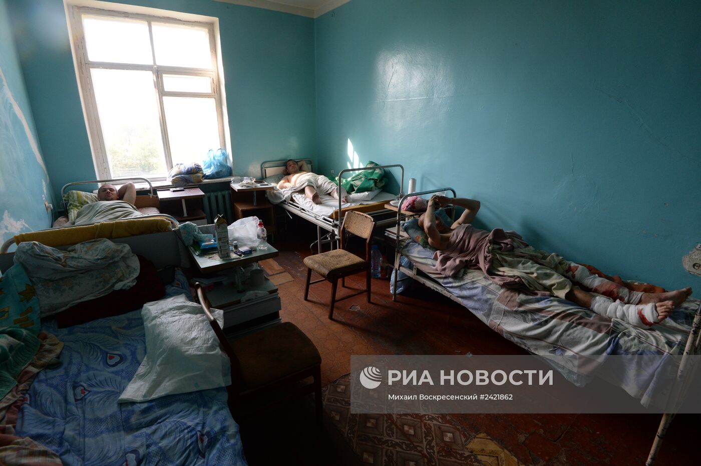 Раненые во время штурма Краматорска доставлены в Центральную больницу Славянска