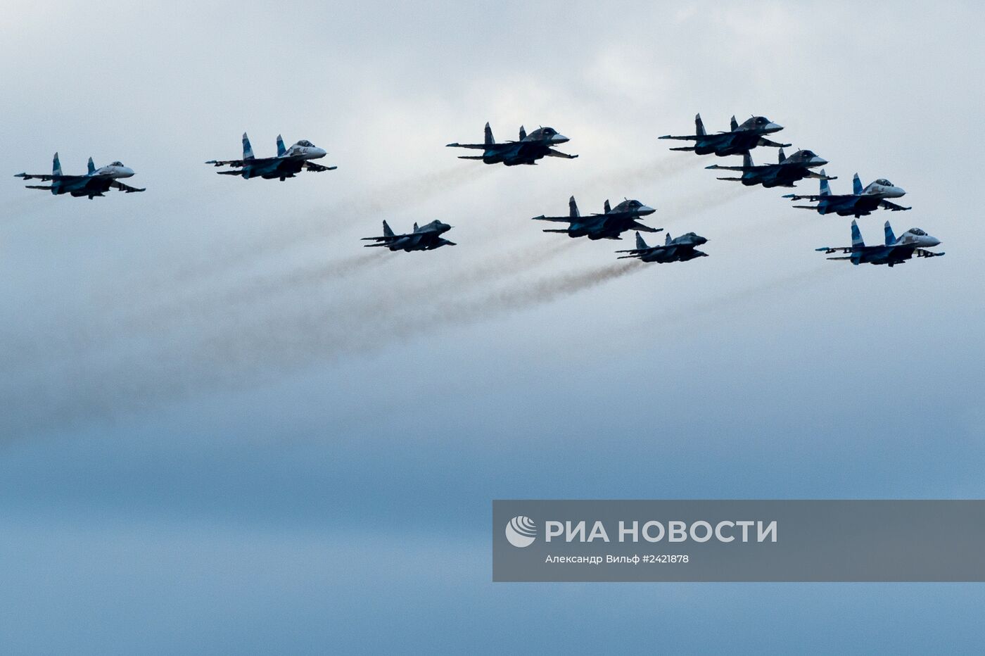 Репетиция воздушной части Парада Победы