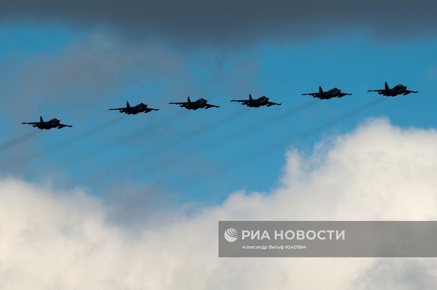 Репетиция воздушной части Парада Победы