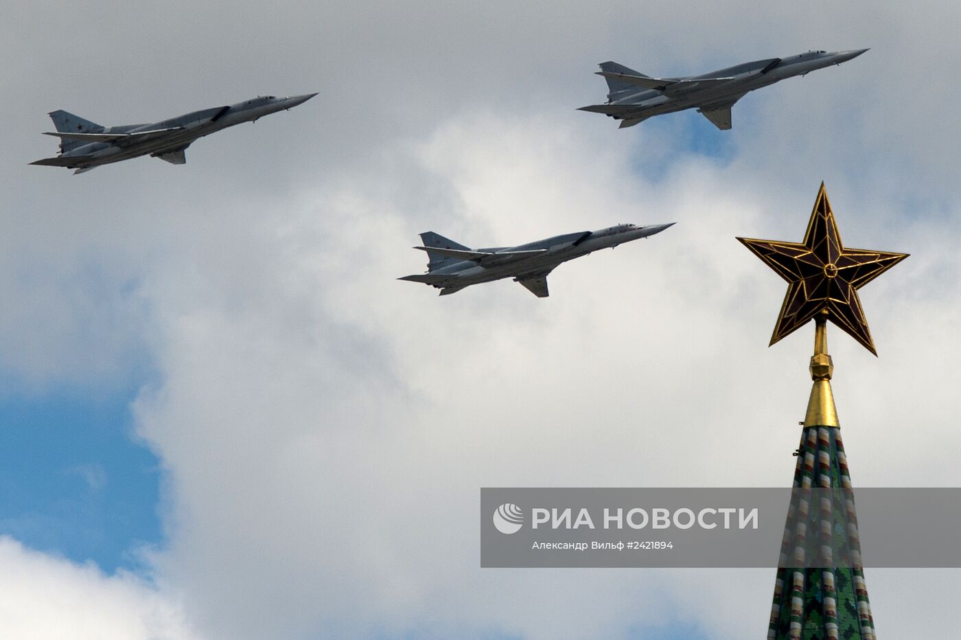 Репетиция воздушной части Парада Победы