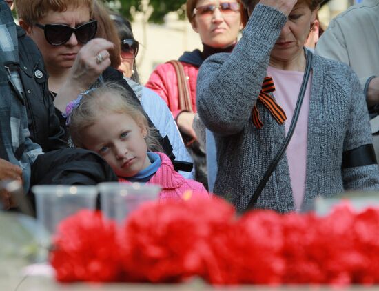 Акции в память о погибших в Одессе