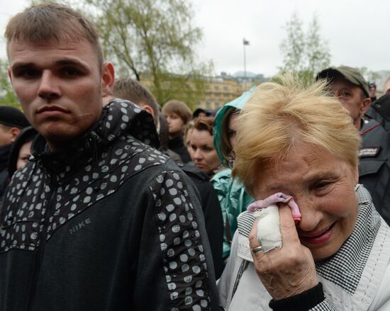 Акции памяти погибших в Одессе