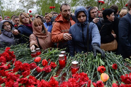Акции памяти погибших в Одессе