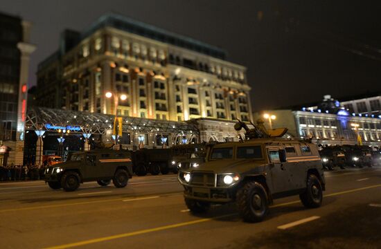 Репетиция военного парада на Красной площади