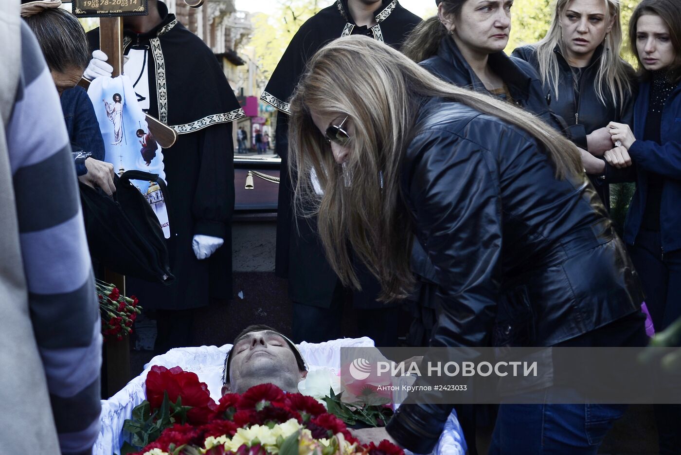 Похороны погибших в результате трагических событий в Одессе 2 мая