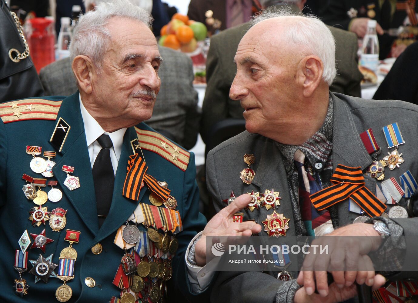 С.Аксенов поздравил ветеранов ВОВ с Днем Победы