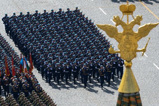 Генеральная репетиция Парада Победы