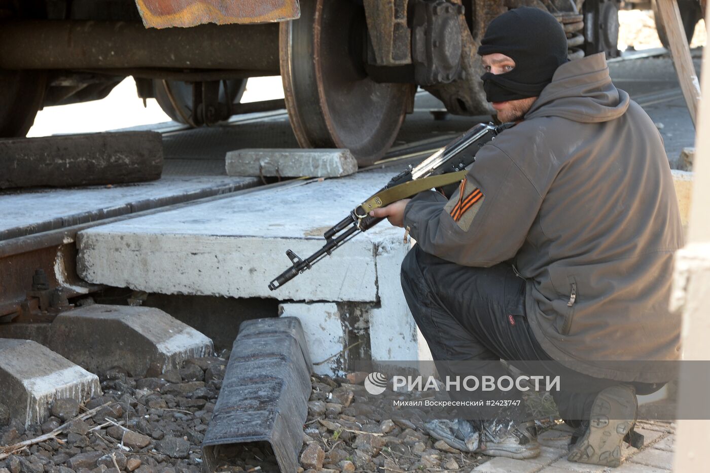Украинские силовики обстреляли блокпост в районе села Андреевка