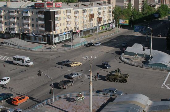В Луганске отремонтировали танк Т-34