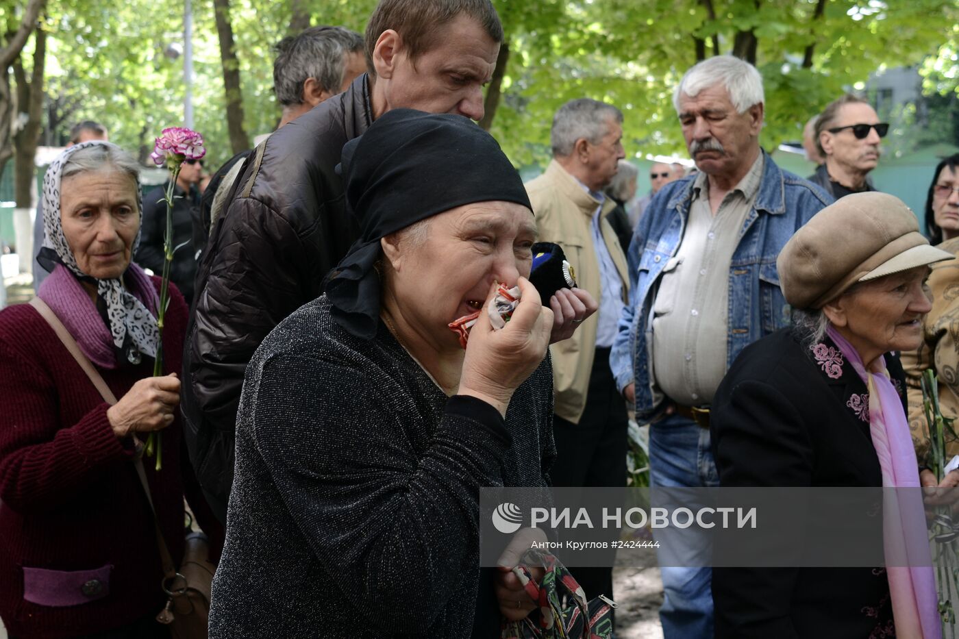 Прощание с Дмитрием Никитюком, погибшим в Доме профсоюзов в Одессе 2 мая |  РИА Новости Медиабанк