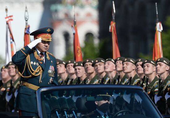 Военный парад, посвященный 69-й годовщине Победы в Великой Отечественной войне