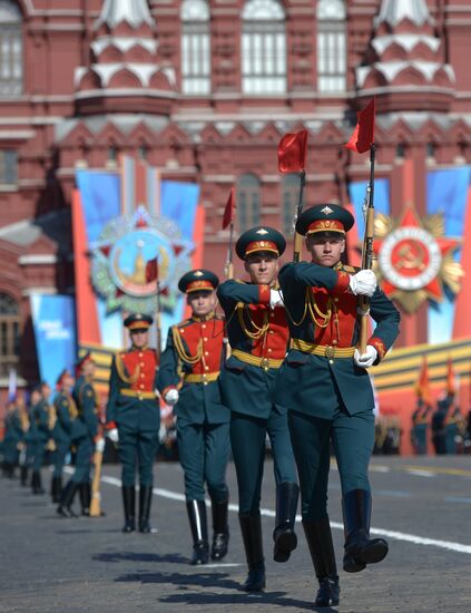 Военный парад, посвященный 69-й годовщине Победы в Великой Отечественной войне