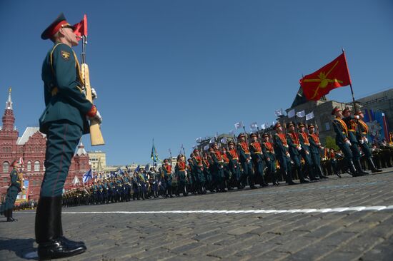 Военный парад, посвященный 69-й годовщине Победы в Великой Отечественной войне