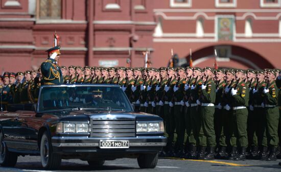 Военный парад, посвященный 69-й годовщине Победы в Великой Отечественной войне