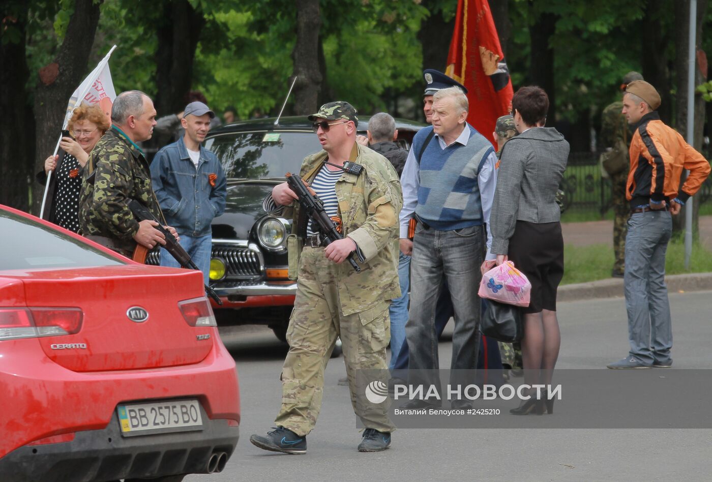 Праздничные мероприятия, посвященные 9 мая в Луганске