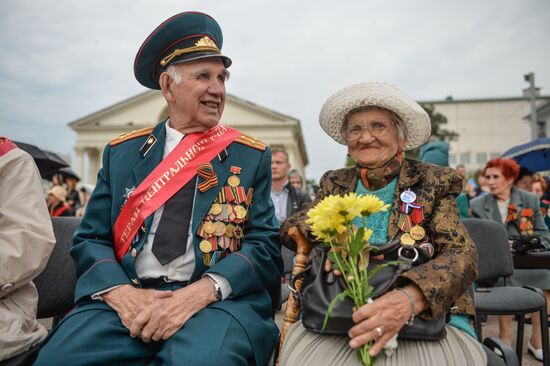 Празднование Дня Победы в регионах России