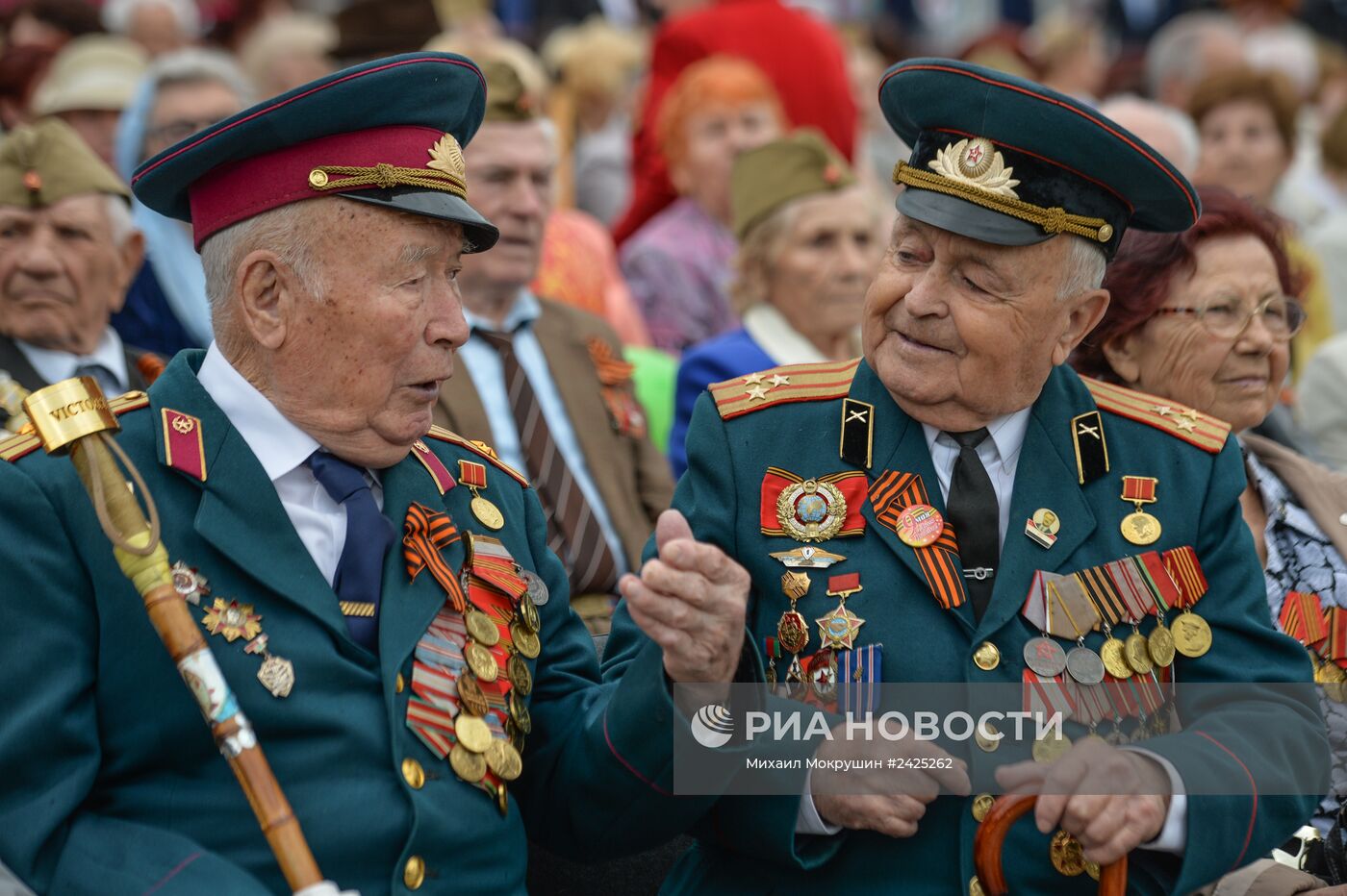 Празднование Дня Победы в регионах России