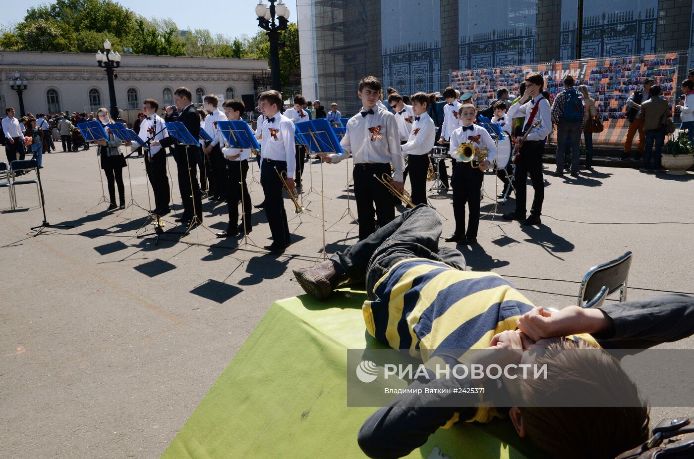 Празднование Дня Победы в Москве