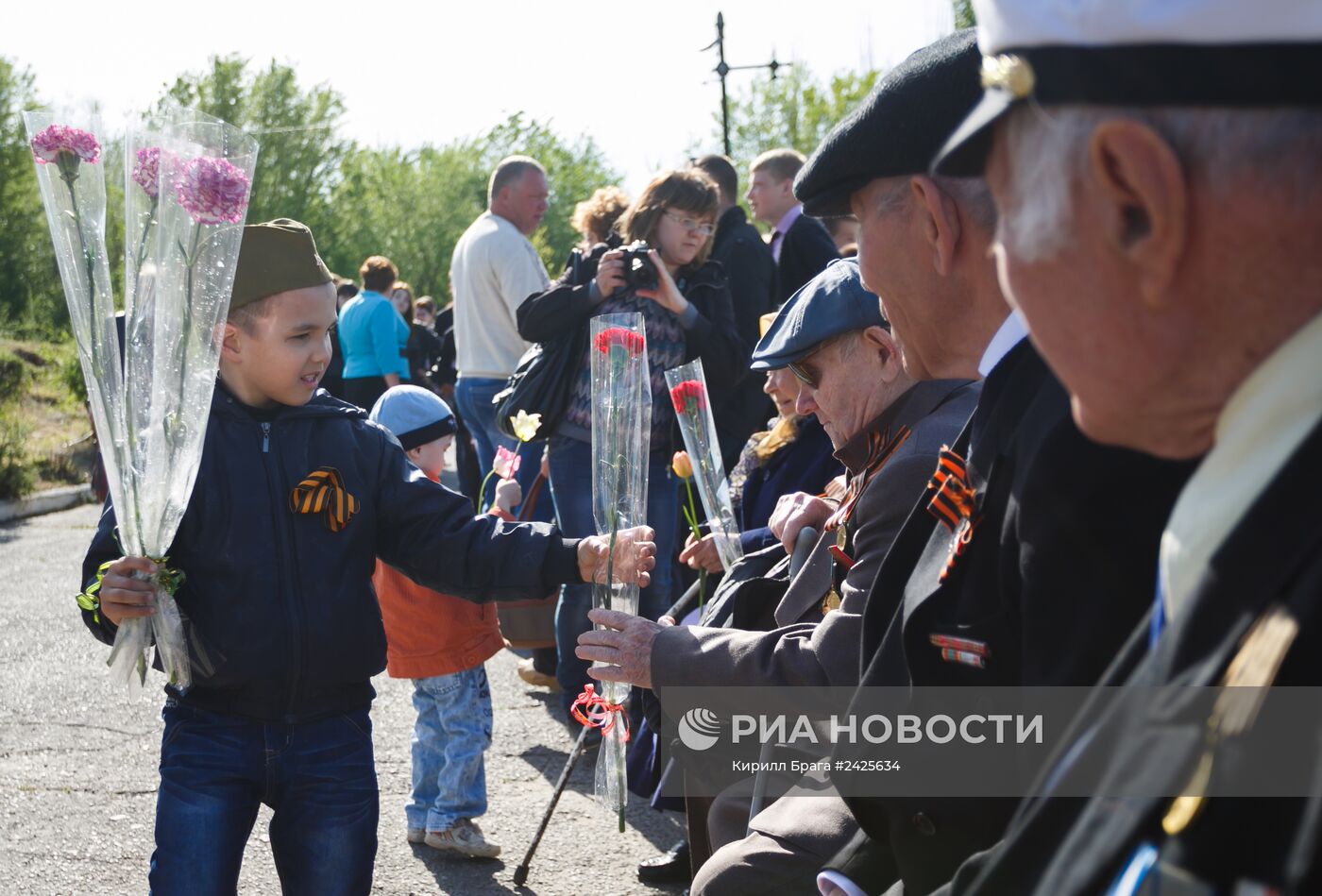 Празднование Дня Победы в регионах России