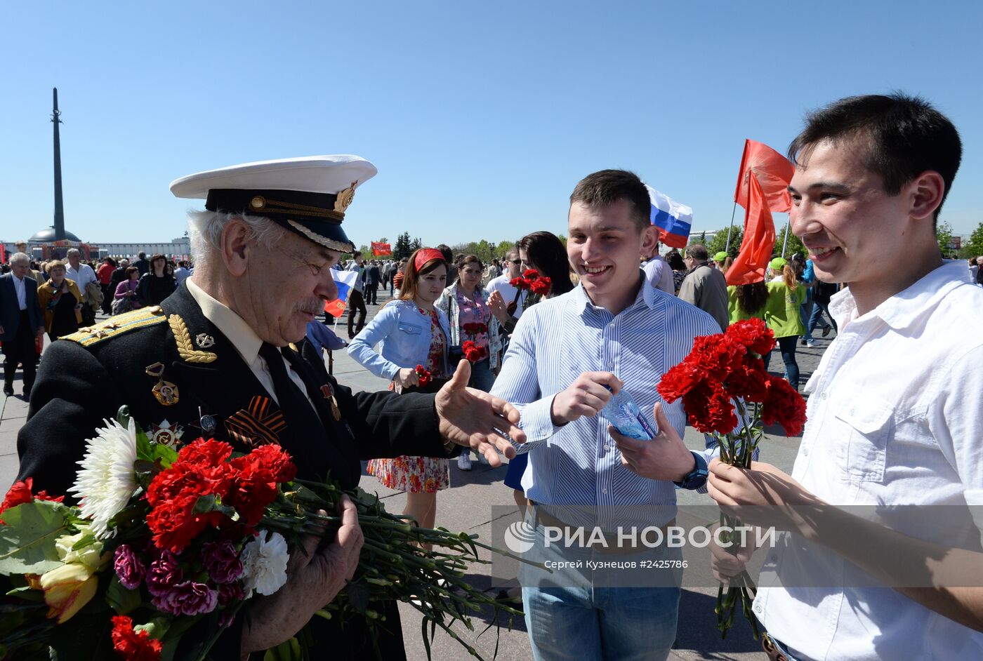 Празднование Дня Победы в Москве