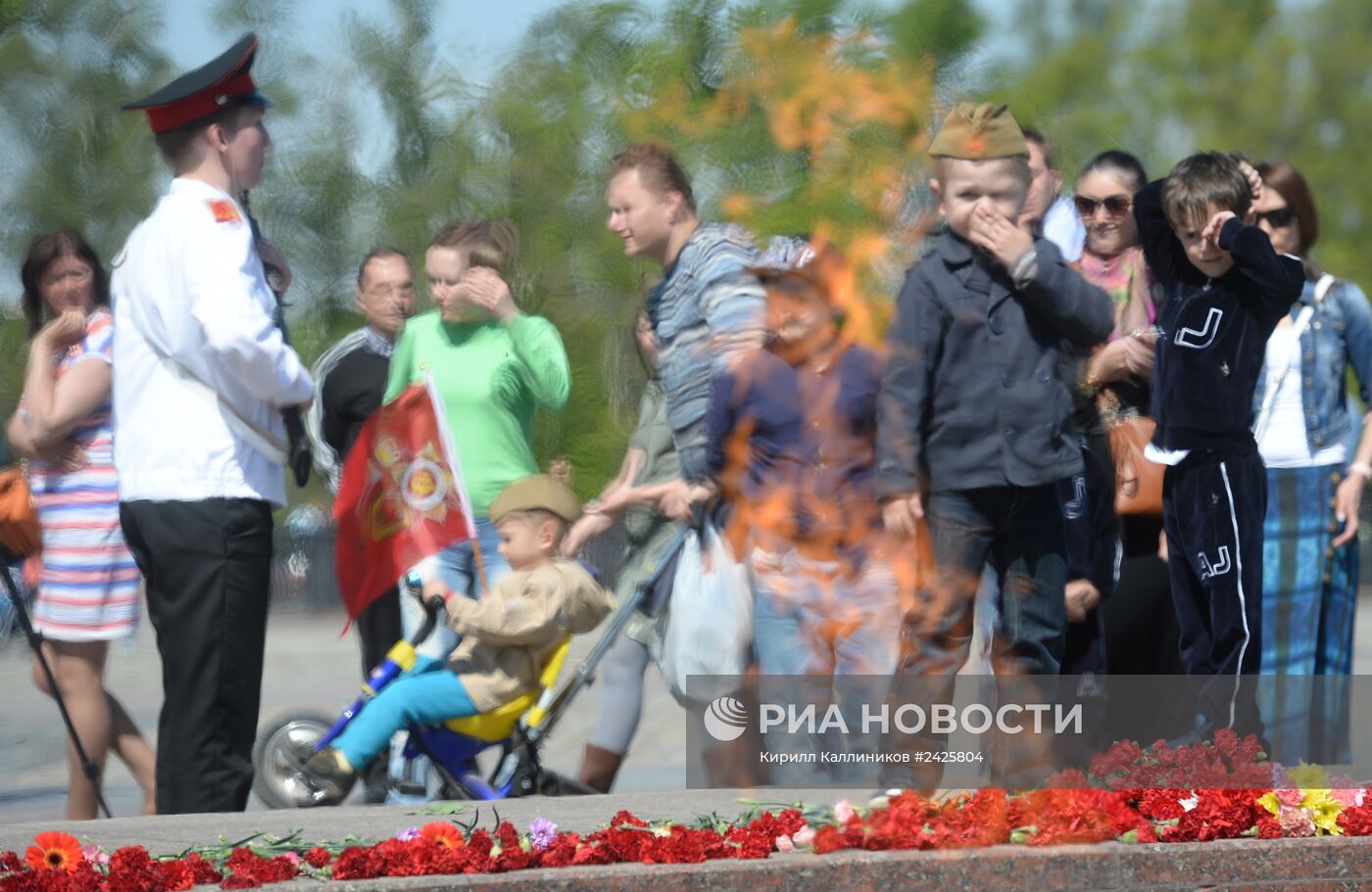 Празднование Дня Победы в Москве