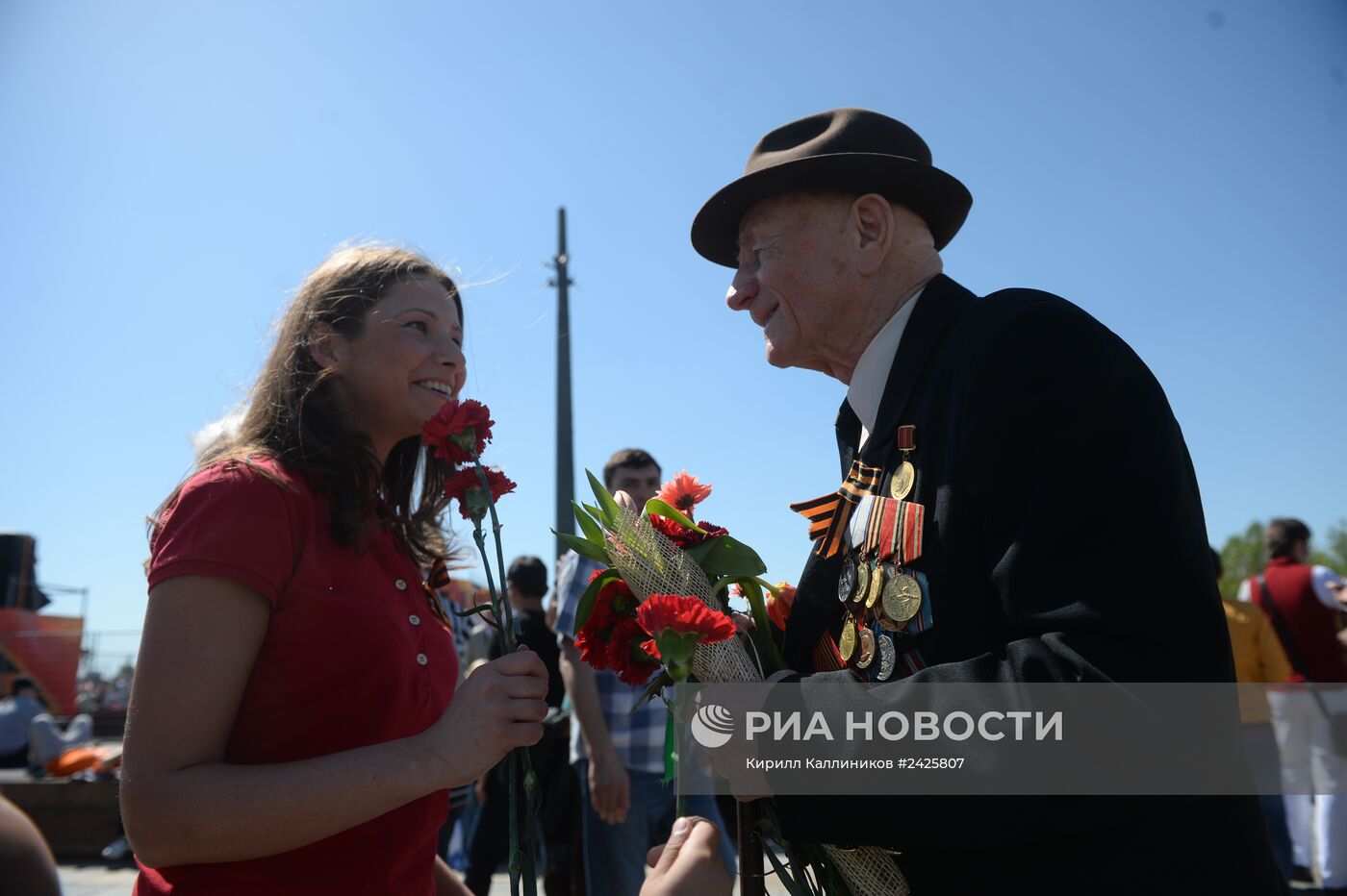 Празднование Дня Победы в Москве