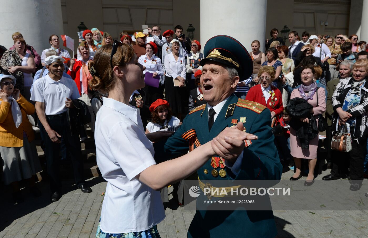 Празднование Дня Победы в Москве