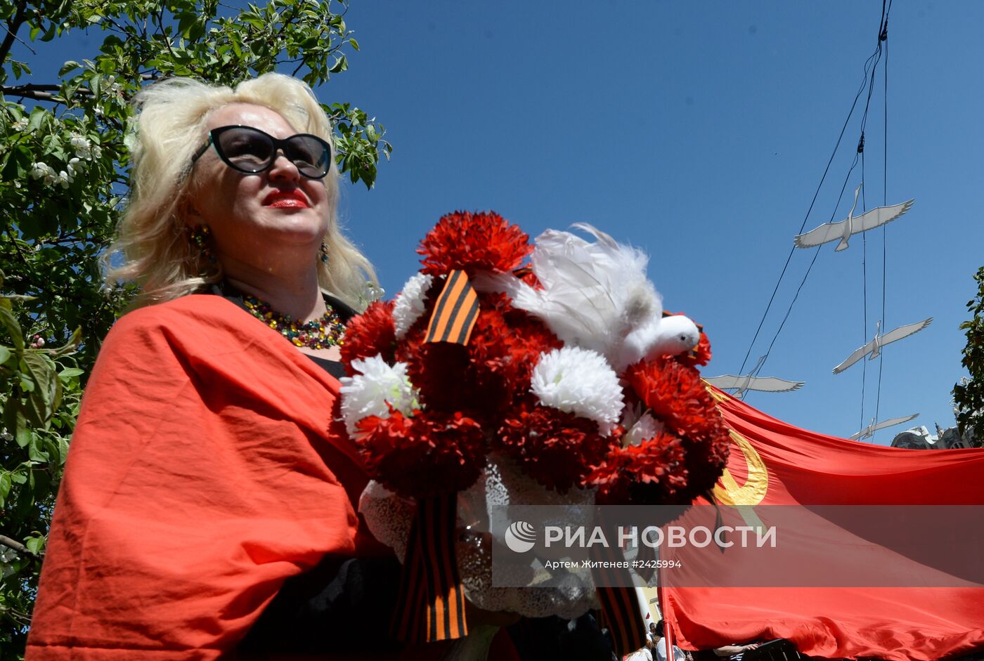 Празднование Дня Победы в Москве