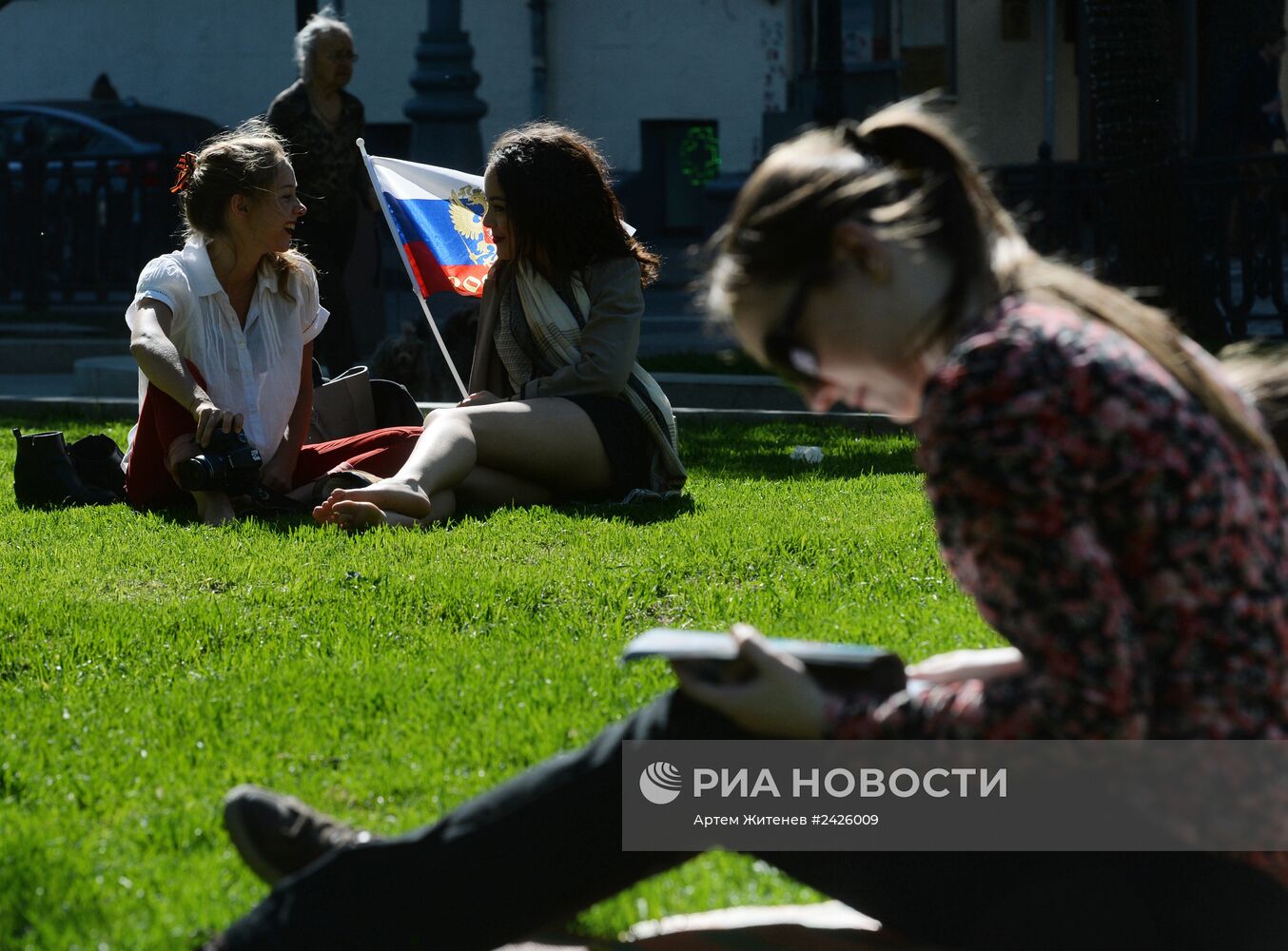 Празднование Дня Победы в Москве