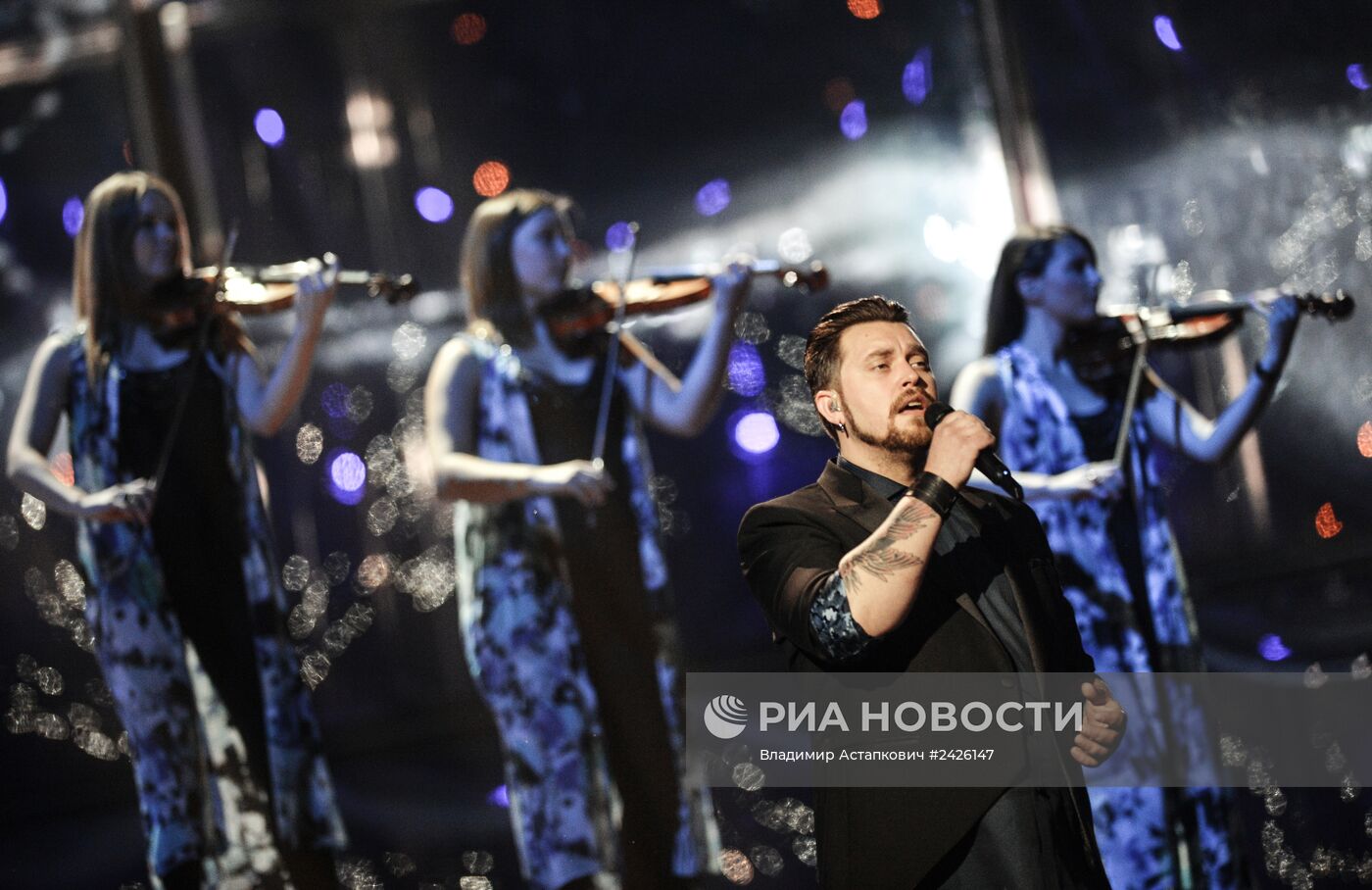 Репетиция перед финалом международного конкурса песни "Евровидения-2014"