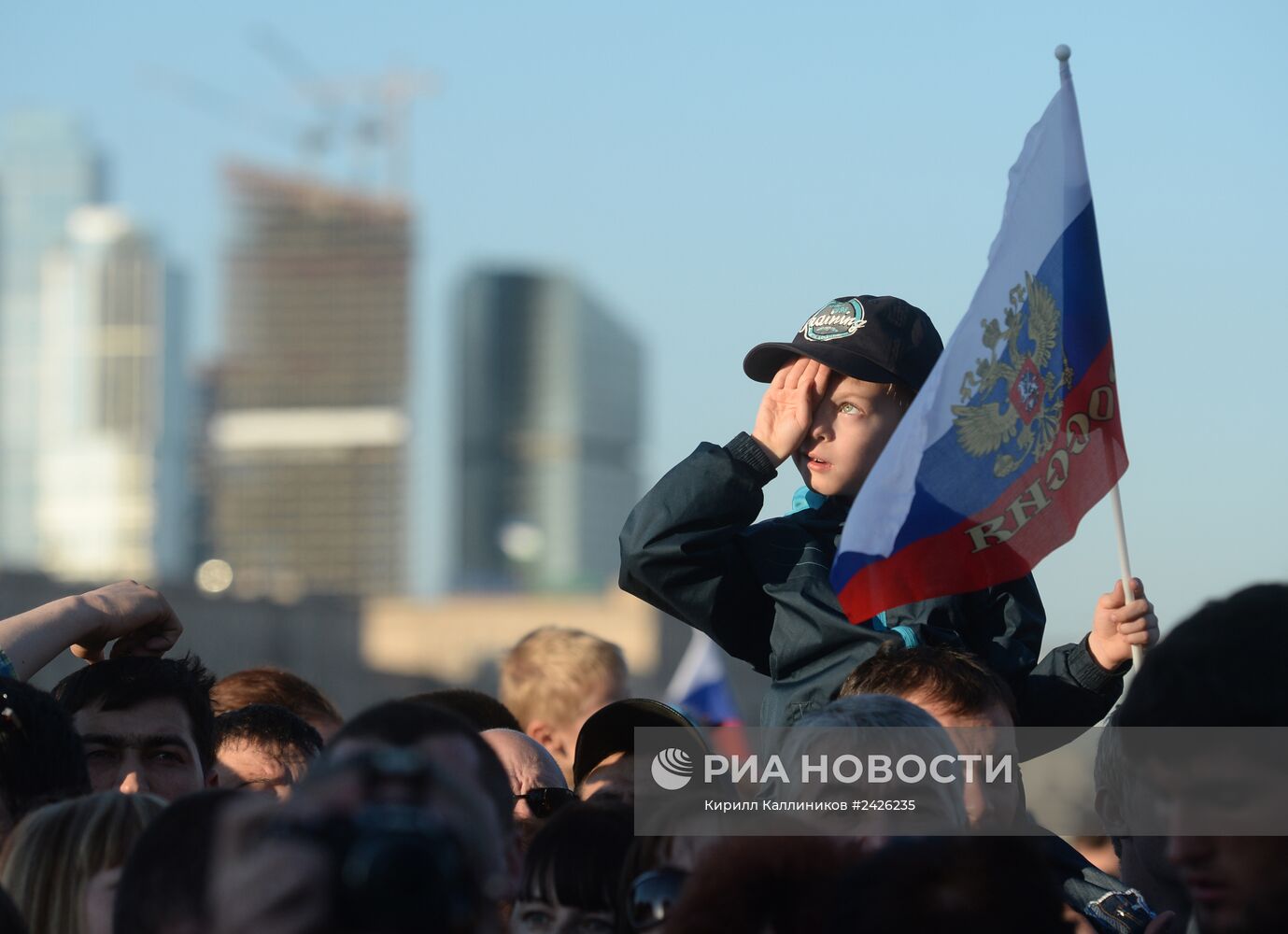 Празднование Дня Победы в Москве