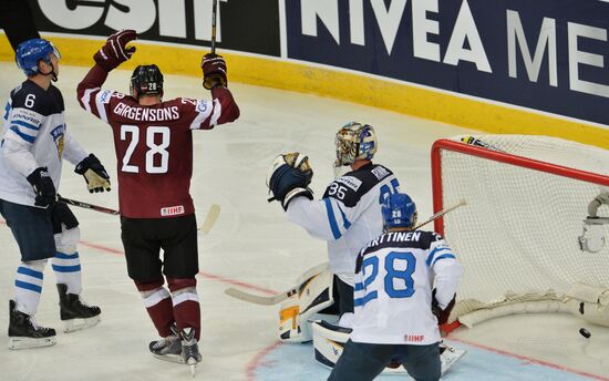 Хоккей. Чемпионат мира. Матч Финляндия - Латвия